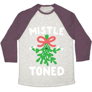 Mistletoned Unisex Tri-Blend <b>Baseball</b> <b>Tee</b> - Product Image 1