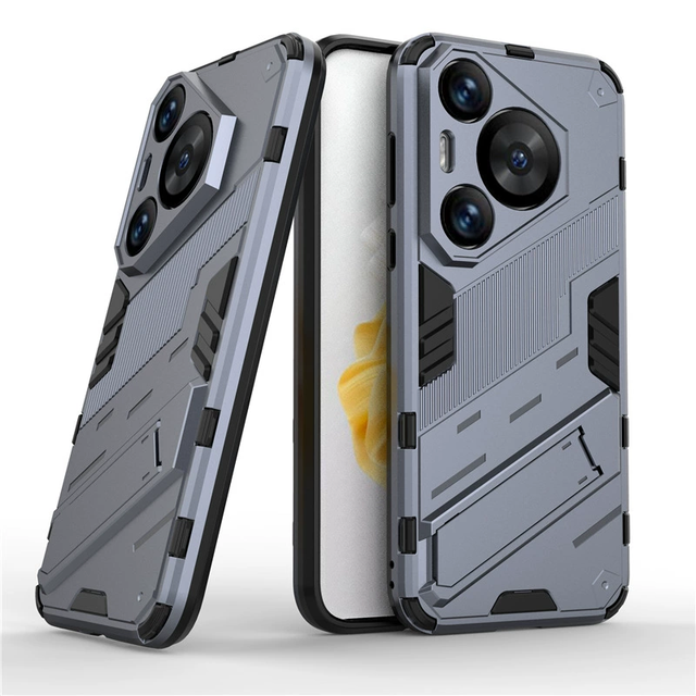 For Huawei Pura70 Pro Heavy Duty Armor Case for Huawei Mate 40 Pro Invisible Bracket Simple Shockproof Punk Hard PC Phone Cover