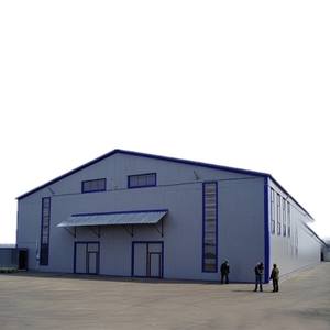 Bâtiment en structure d'acier préfabriquée conforme à la norme ASTM, usine industrielle modulaire durable en acier fabriqué, entrepôt moderne - Product Image 3