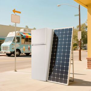 Réfrigérateurs solaires 178L OEM en gros, de qualité supérieure, à refroidissement rapide, avec contrôle intelligent de la température, alimentation CC, économie d'énergie - Product Image 1
