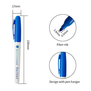 Marqueurs d'art métalliques <span class=keywords><strong>pour</strong></span> <span class=keywords><strong>verre</strong></span> KHY en gros, effaçables à l'eau, encre noire/rouge/bleue <span class=keywords><strong>pour</strong></span> le dessin, marqueur <span class=keywords><strong>pour</strong></span> tableau blanc, modèle coloré - Product Image 2