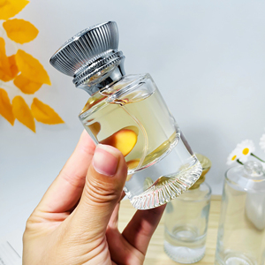 <span class=keywords><strong>Botella</strong></span> de perfume de cristal de lujo personalizada, 30ml, 50ml, 100ml de capacidad, sellado de cuello engarzado con tapas de plástico, <span class=keywords><strong>botella</strong></span> vacía, atomizador en espray - Product Image 1