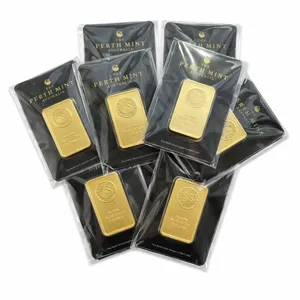 Avustralya Perth Mint Tarzı Kuğu Altın Külçe - Hatıra Parası Koleksiyonluk Eşya, Sergileme Hediyesi Koleksiyon ve Dekorasyon İçin - Product Image 1