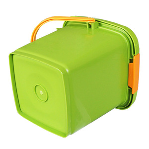 Square 8L/10L/15L plastic handle sealed trash can, rice and grain storage <b>bin</b>, kitchen storage <b>bin</b> with <b>lid</b> - Product Image 4