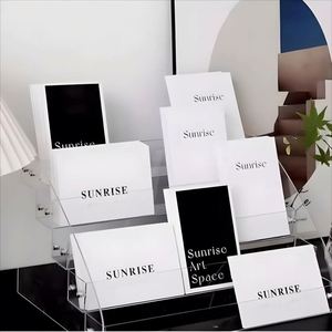 Porte-cartes de visite en carton, porte-cartes de crédit en papier d'art, couverture souple, reliure de dépliants, impression numérique, estampage à chaud - Product Image 1