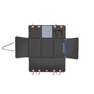 Funda impermeable tipo hamaca para asiento de coche para mascotas, con bolsillo de almacenamiento, para viajes de perros, seguridad en el asiento trasero. - Product Image 6