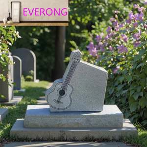 Cadeaux commémoratifs en granit gris pour pierre tombale - Product Image 1
