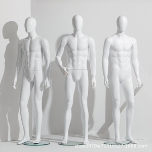 Manichini Maschili in Plastica a <span class=keywords><strong>Corpo</strong></span> Intero per Espositori <span class=keywords><strong>di</strong></span> Negozi <span class=keywords><strong>di</strong></span> Abbigliamento Maschile, Vetrine e Scaffalature - Product Image 2