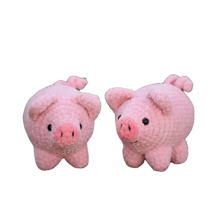 Giocattoli di peluche di alta qualità giocattoli uncinetto fatti a mano Amigurumi animali all'uncinetto maialini carini per bambini regalo