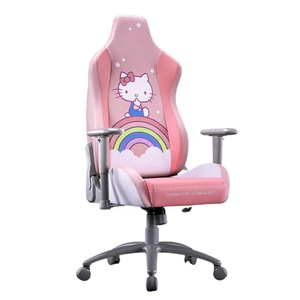Chaises de jeu en cuir Pu <span class=keywords><strong>rose</strong></span> Hello confortable de marque US UK <span class=keywords><strong>Chaise</strong></span> de jeu Rosa Silla Gaming Stuhl Razers Iskur X - Product Image 4