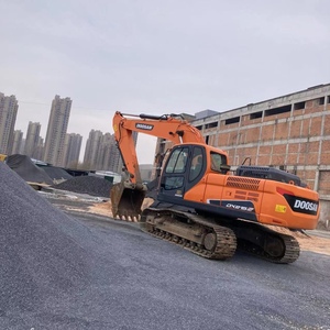 Excavatrice sur chenilles hydraulique Doosan DX215-9C d'occasion, prix usine, matériel de construction d'ingénierie. - Product Image 4