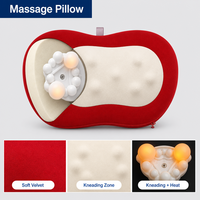 Oreiller de massage rechargeable avec pétrissage bidirectionnel en forme de pomme pour la relaxation du cou, du dos et des épaules