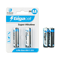 Batería Personalizada de 1.5v Aa LR6, Celda Alcalina, Baterías Primarias Pequeñas, Aplicable a Artículos del Hogar como Controles Remotos, Juguetes y Más
