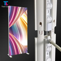 TianLang intérieur publicité affiche boîte à lumière LED cadre affichage pour salon équipement bannière boîtes à lumière
