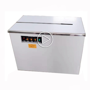 Machine d'emballage automatique SPK-B1 avec moteur hydraulique et pompe PLC pour sangles PP, idéale pour l'emballage de cartons et de bois - Product Image 1