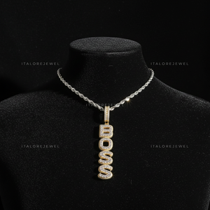 Pendentif en argent 925 plaqué or avec perle d'eau douce et moissanite, style hip-hop unisexe, pour fêtes et streetwear moderne - Product Image 4