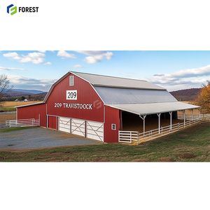 โครงเหล็กสำเร็จรูปพร้อมหลังคาโลหะและผนังกันไฟประหยัดพลังงาน - Product Image 4