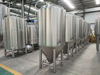 Cuve de fermentation 2000L 2500L 3000L |   Équipement de brasserie de qualité industrielle avec système CIP pour une efficacité élevée