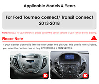 CARUPEZ 9.7 Zoll Android Autoradio für Ford Tourneo Connect/Transit Connect 13-18 7862S 8 Kerne Vertikal im Tesla-Stil GPS DSP