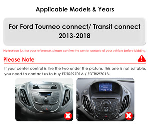 Đầu Android CARUPEZ 9.7 inch cho xe Ford Tourneo Connect/Transit Connect 2013-2018 7862S 8 nhân, kiểu Tesla dọc, tích hợp GPS và DSP - Product Image 3