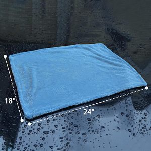 Toalla de Microfibra NOVISON para Auto, 16x16'', 380gsm, Súper Absorbente, Doble Capa, Paño de Limpieza, Toalla de Secado - Product Image 4