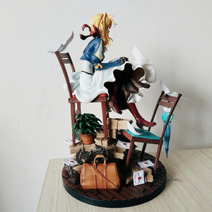Figurine d'anime <span class=keywords><strong>Evergarden</strong></span> GK Violet de 27 cm, statue, collection pour adultes, modèle de poupée, cadeaux - Product Image 3