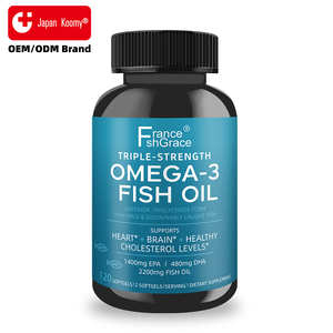 Fabricante de Suplementos de Aceite de Pescado Omega 3 al por Mayor, Triple Potencia para el Apoyo del Corazón, 180 Cápsulas Blandas de Aceite de Pescado Omega 3 - Product Image 6