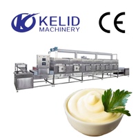 Machine de stérilisation industrielle automatique à micro-ondes haute efficacité pour pâte de mayonnaise