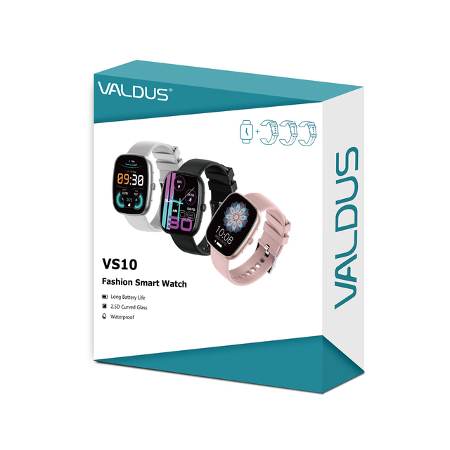 VALDUS IP67 Waterproof GPS Motion Track 1.83 Inch Square Screen Smartwatch Support Breathing Training VS10 Fashion Smart Watch