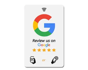定制胶印13.56mhz射频识别NFC名片谷歌链接谷歌评论NFC卡