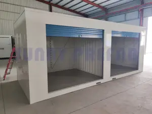 Steel 20ft Partitioned Prefab Container Storage Self Storage Assemble Foldable Mobile Container Stackable Portable Storage