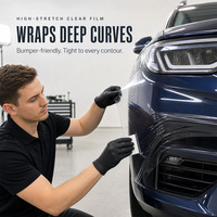 Film de protection de peinture PPF auto-réparateur activé par la chaleur, réparation 100% des rayures à l'eau chaude pour carrosserie automobile