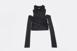 Vestido Mini Sexy con Aberturas y Tirantes Cruzados en la Espalda, Decoración de Botones Metálicos, Estilo Francés Elegante - Product Image 6