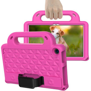 Dễ thương EVA trẻ em thân thiện với trường hợp máy tính bảng cho <span class=keywords><strong>iPad</strong></span> Mini 1 <span class=keywords><strong>2</strong></span> 3 4 5 kim cương phong cách trường hợp với dây đeo tay và dây đeo vai - Product Image 2