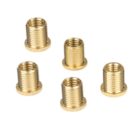 Kit de Adaptador de Rosca para Palanca de Cambios de Coche de Latón Premium, 3 Tamaños: M10x1.5, M10x1.25, M8x1.25, Inserto Roscado Universal