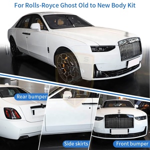 Kit carrosserie de lifting pour Rolls-Royce Ghost Gen1-4, mise à niveau vers Gen5, comprenant <span class=keywords><strong>pare</strong></span>-chocs avant et arrière en PP, ailes en fer, jupes latérales, phares et feux arrière. - Product Image 3