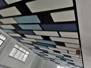 Akupanel moderno creativo legno soffitto sospeso fonoassorbente <span class=keywords><strong>pannelli</strong></span> acustici per sala Studio palestra scuola decorazioni - Product Image 3