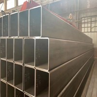 Tube carré en acier au carbone SHS Q355B 100x100 120x120 150x150mm, section creuse en acier structurel à paroi épaisse