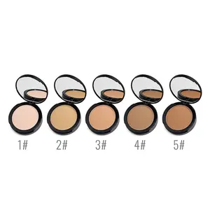 Customized Logo Makeup Vegan Compact Powder Long Lasting Pressed Setting Powder Face Makeup Foundation Powder