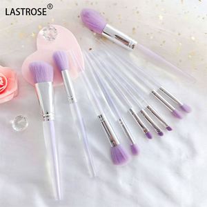 Manufacturers Wholesale 10 Pieces Makeup Brushes in Barrels Convenient Set Eye Shadow Eyebrow Brush Facial Makeup Brushes - Product Image 1