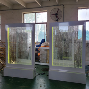 Forniture di decorazione Led fontana cascata fondale acqua bordo evento forniture per feste Hotel matrimonio segno di ingresso - Product Image 6