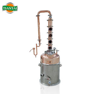 소형 미니 전기 알코올 증류 시스템 50L 레드 코퍼 스틸 포트 온도 조절 가정용 증류 위스키 럼 보드카 진 - Product Image 2