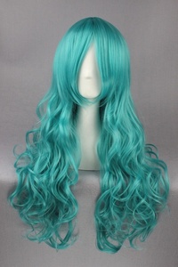 วิกผมยาว65ซม. คอสเพลย์ Kaiou michiru วิกผมอะนิเมะสังเคราะห์ทนความร้อน - Product Image 3