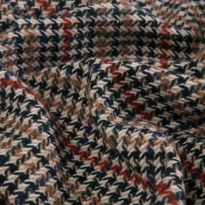 Bán Buôn Dày 680 GSM Nặng 20% Len Tự Nhiên Trong Kho Tweed Twill Dệt Phụ Nữ Blazer Váy Mùa Đông Polyester Vải - Product Image 2