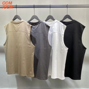 Chaleco Deportivo de Moda Primavera/Verano, Chaleco Azul con Diseño de Balón, Chaleco Holgado para Hombre - Product Image 2