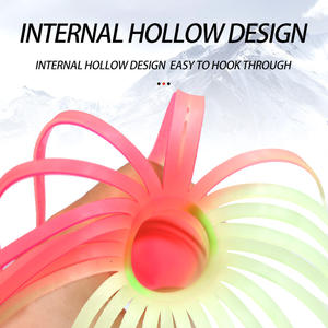 30cm/11.81 pollici 56g <span class=keywords><strong>Esche</strong></span> Da Pesca Morbido <span class=keywords><strong>Esche</strong></span> Squid Gonne Polpo Richiamo di Pesca A Traina Per Maschere di Silicone Artificiale jigging Esca - Product Image 3