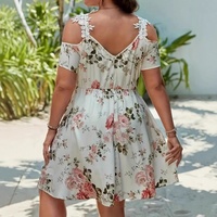 Nouvelle robe imprimée pour femmes grandes tailles, robe élégante d'été, robe tendance amincissante à la taille