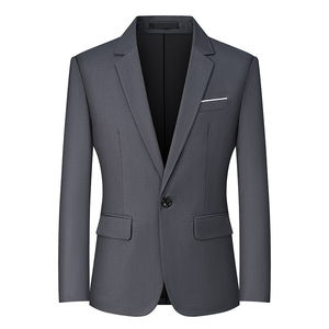 Nuova Giacca <span class=keywords><strong>da</strong></span> <span class=keywords><strong>Uomo</strong></span> Classica Business Abbigliamento Formale e Casual Tinta Unita Personalizzabile <span class=keywords><strong>da</strong></span> Matrimonio Slim Fit <span class=keywords><strong>Blazer</strong></span> <span class=keywords><strong>da</strong></span> Completo Formale - Product Image 5