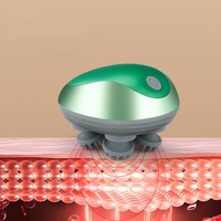 Masajeador Eléctrico de Cuero Cabelludo Portátil e Impermeable, Inalámbrico, con Cabezal de Masaje 3D de Amasamiento Profundo, Batería de 1150 mAh para el Crecimiento del Cabello y Alivio del Estrés