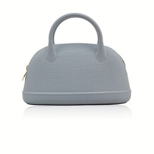 Fashion Customized Silicone Travel Makeup Brushes Pouch <b>Bag</b> With Zipper and Convenient Handle Support Custom Logo - Product Image 3